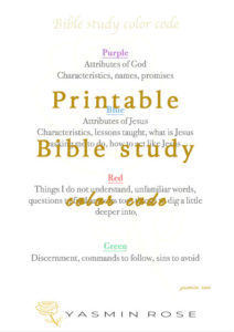 bible study color code