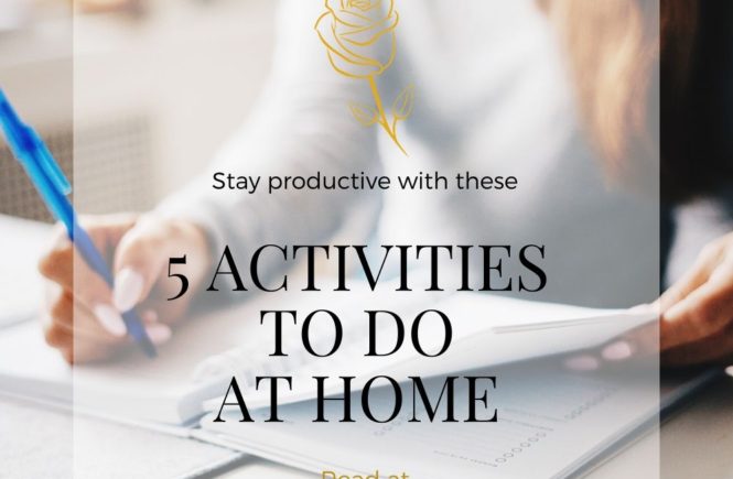 5 activities to do at home